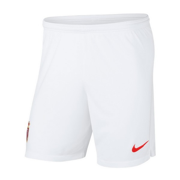 Pantalones AS Monaco Replica Primera Ropa 2018/19 Blanco